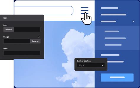 Header & Mega Menu Builder for WordPress .